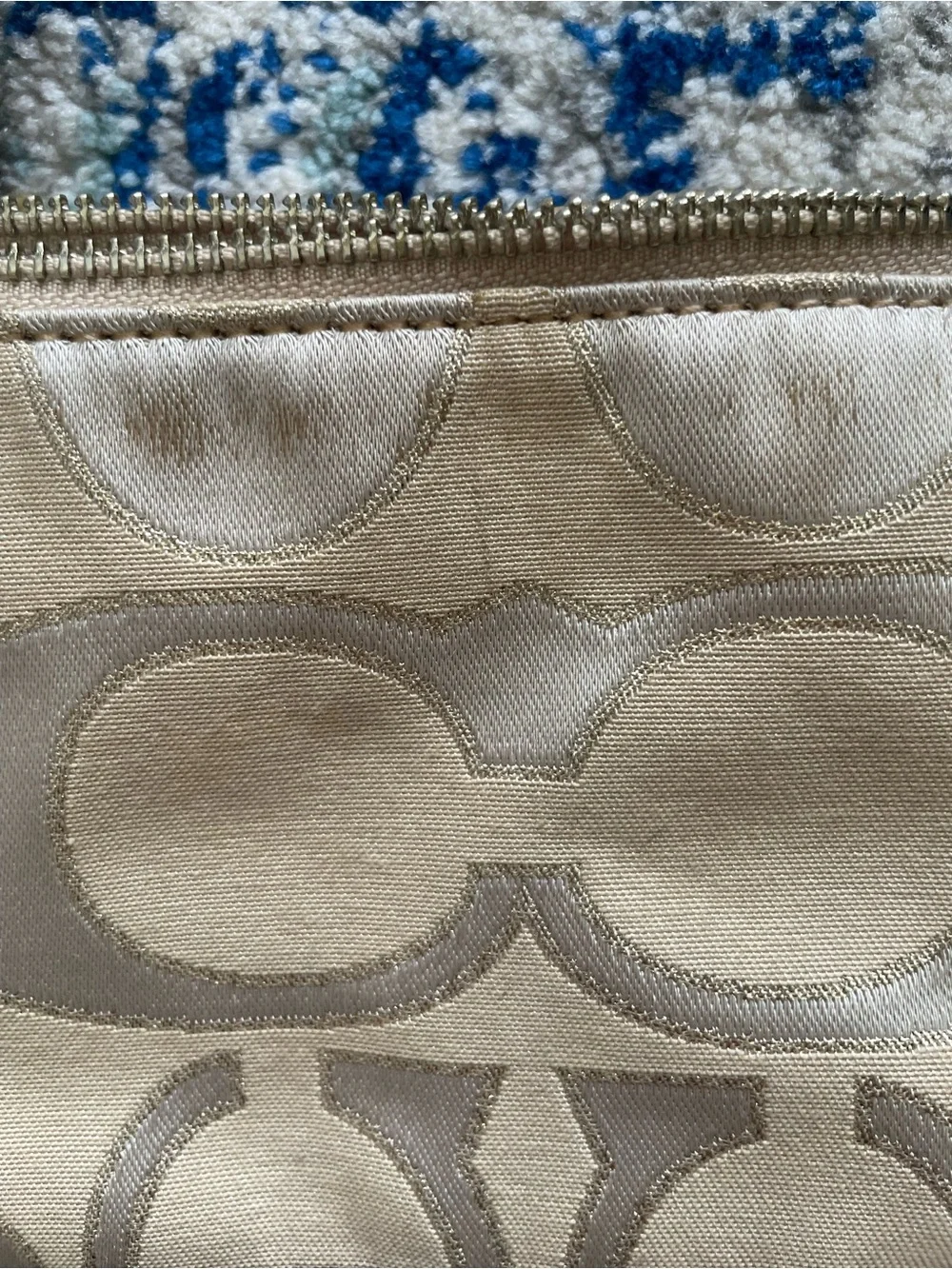 Coach Y2K Signature Tote Bag in Champagne